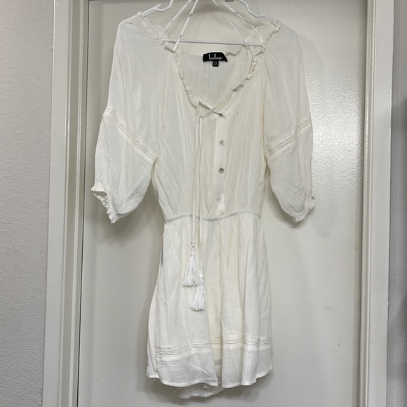 Lulus Zappa Off the Shoulder Long Sleeve Dress - Picture 7 of 8